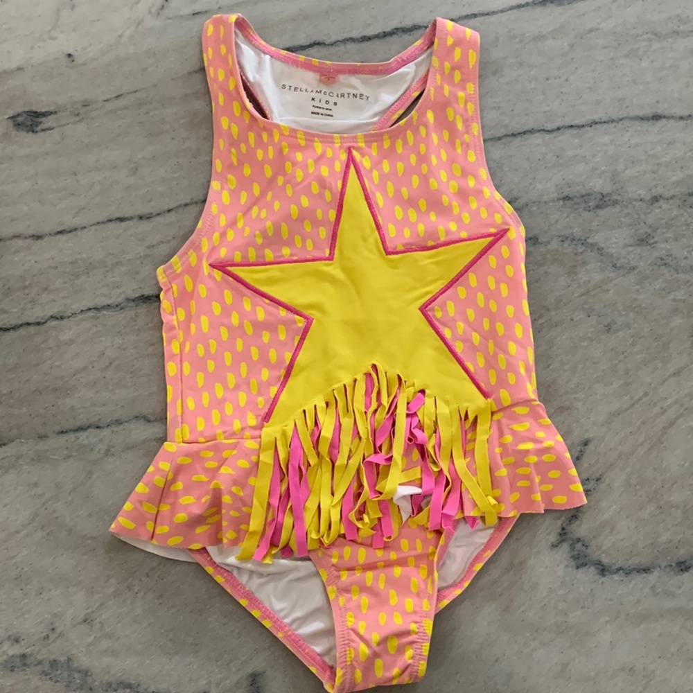 Girls size 4 One piece with fringe!!